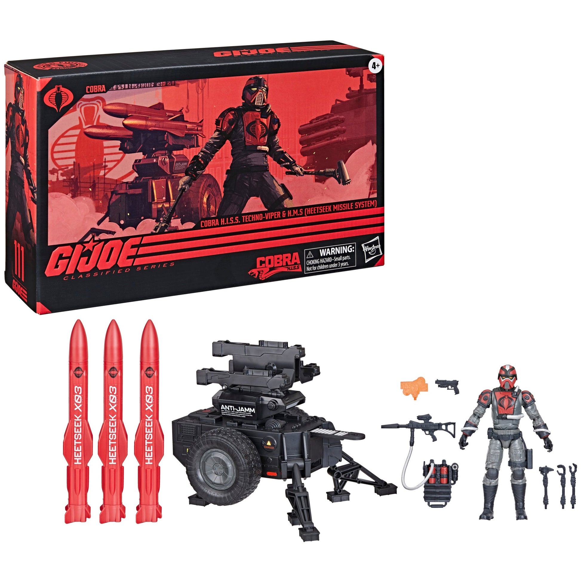 G.I. Joe Classified Series #111 - Cobra H.I.S.S. Techno-Viper & H.M.S. (HEETSEEK MISSILE SYSTEM) - www.Shopthatapp.com