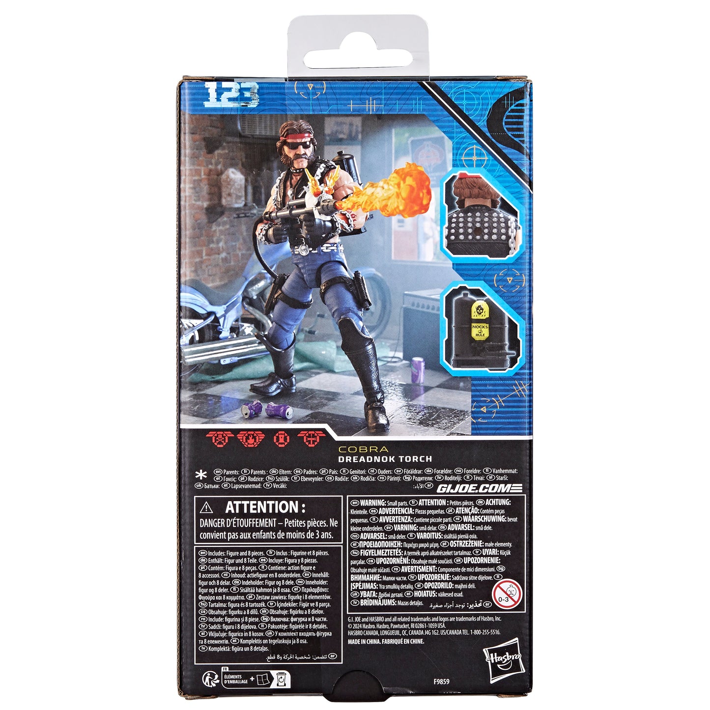 G.I. Joe Classified Series #123, Dreadnok Torch - www.Shopthatapp.com
