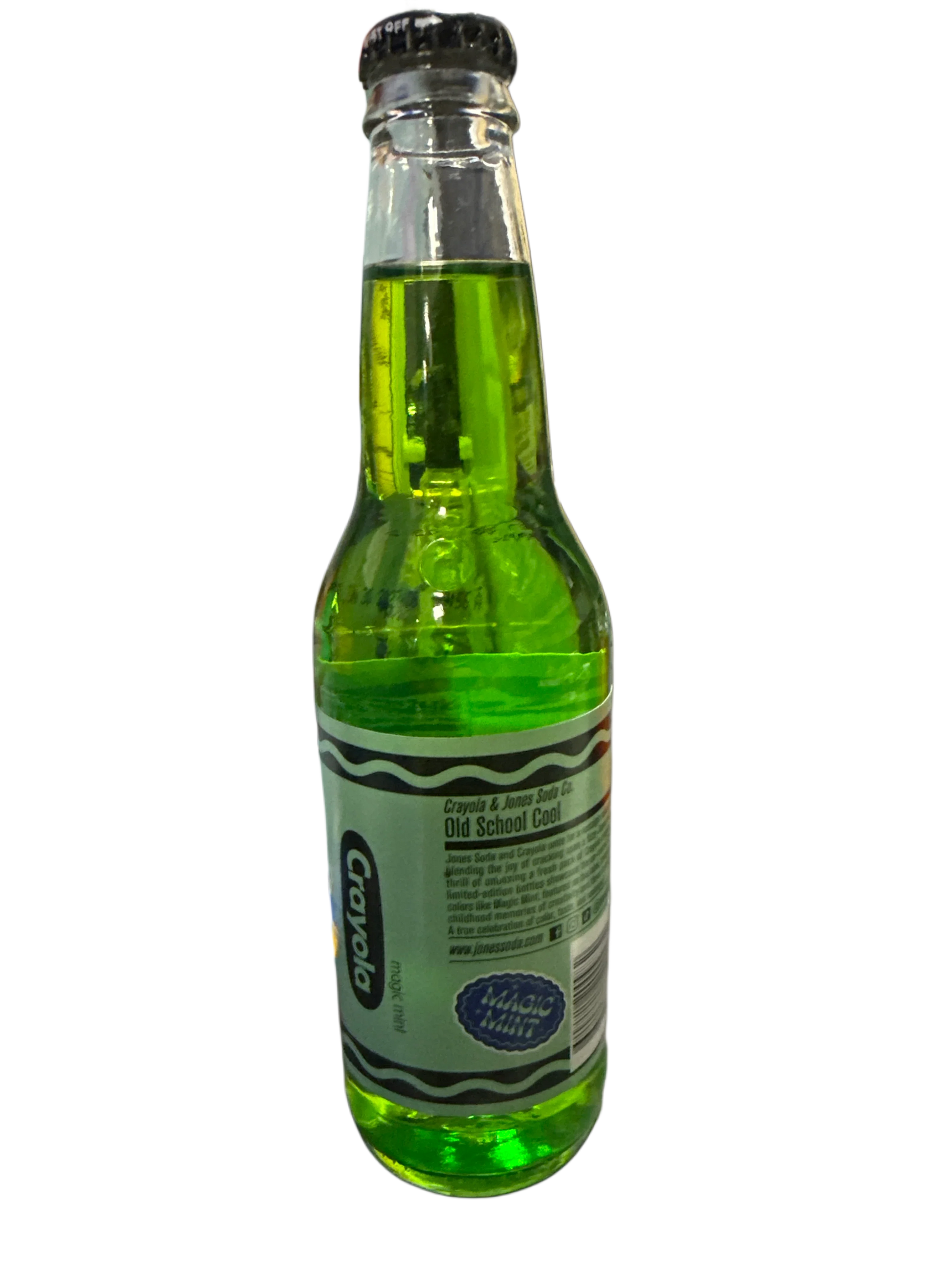 Jones Crayola Limited Edition Magic Mint Glass Bottle 355ML - U.S Edition - www.Shopthatapp.com
