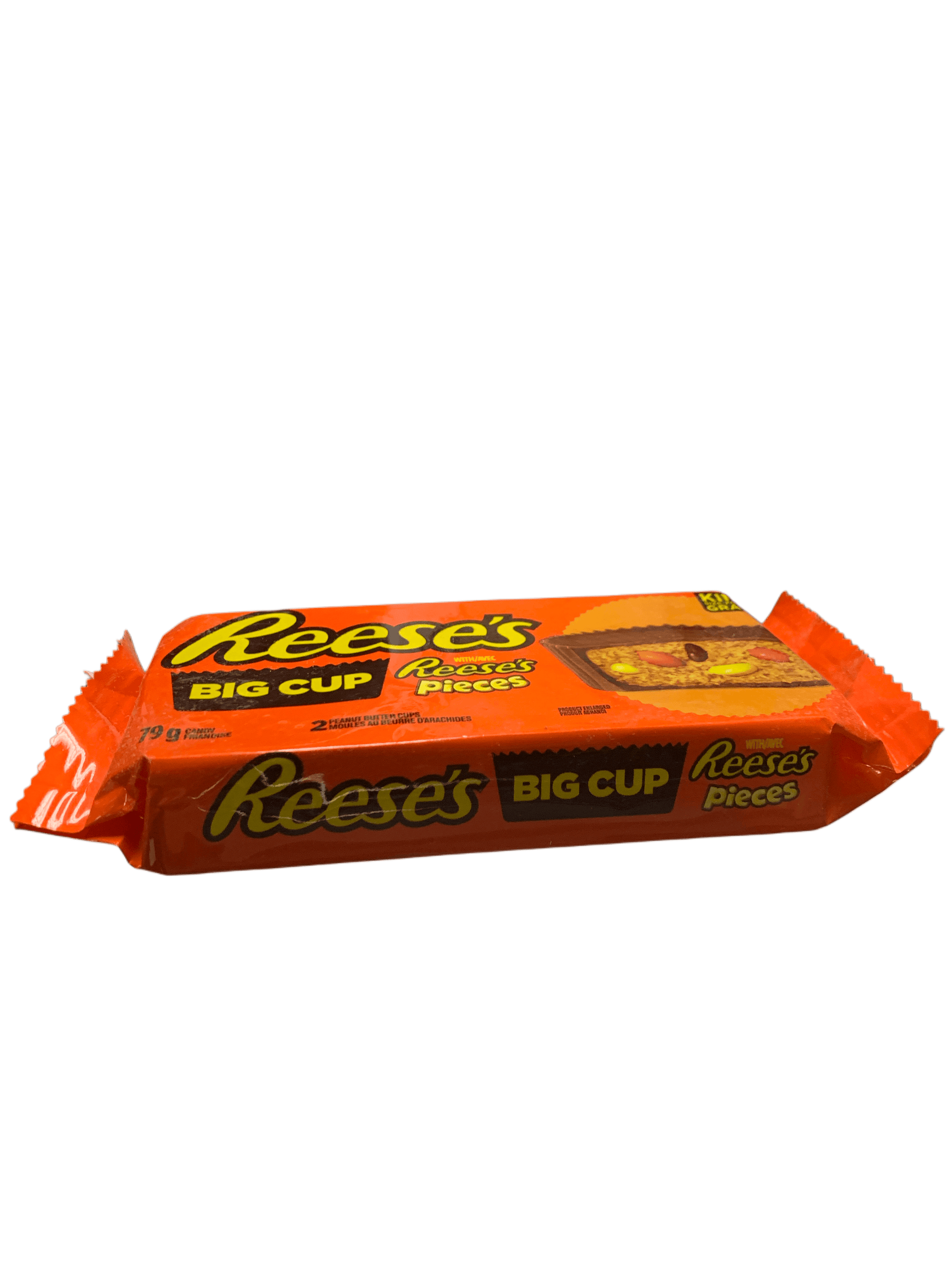 Reeses Big Cup Reeses Pieces King Size Chocolate 79G - Canadian Edition - www.Shopthatapp.com