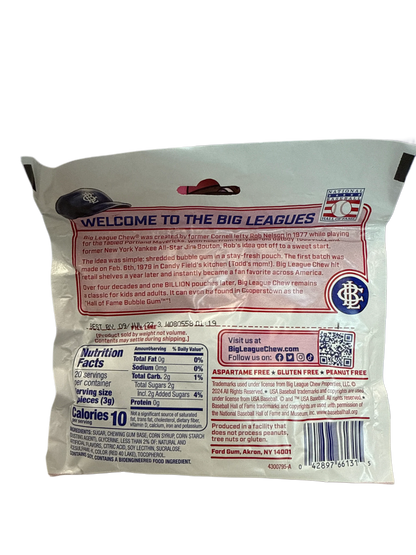 Big League Chew Punch Out Pink Lemonade 60G - U.S Edition - www.Shopthatapp.com