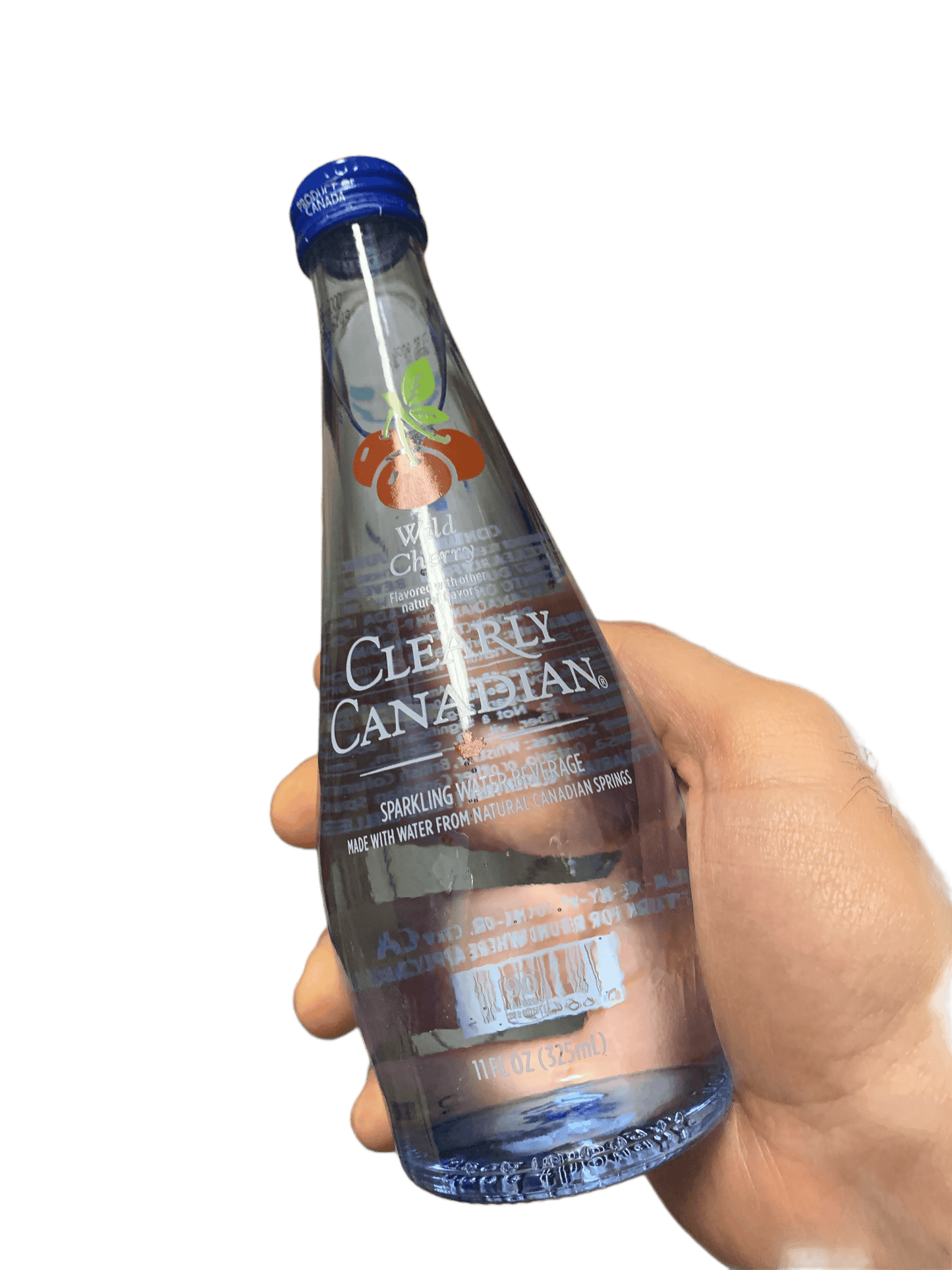 Clearly Canadian Sparkling Wild Cherry Bottle 325ML - Canadian Edition - www.Shopthatapp.com