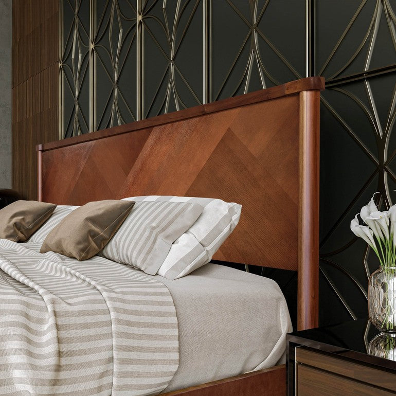 Panthera Platform Bed Frame With Headboard - www.Shopthatapp.com