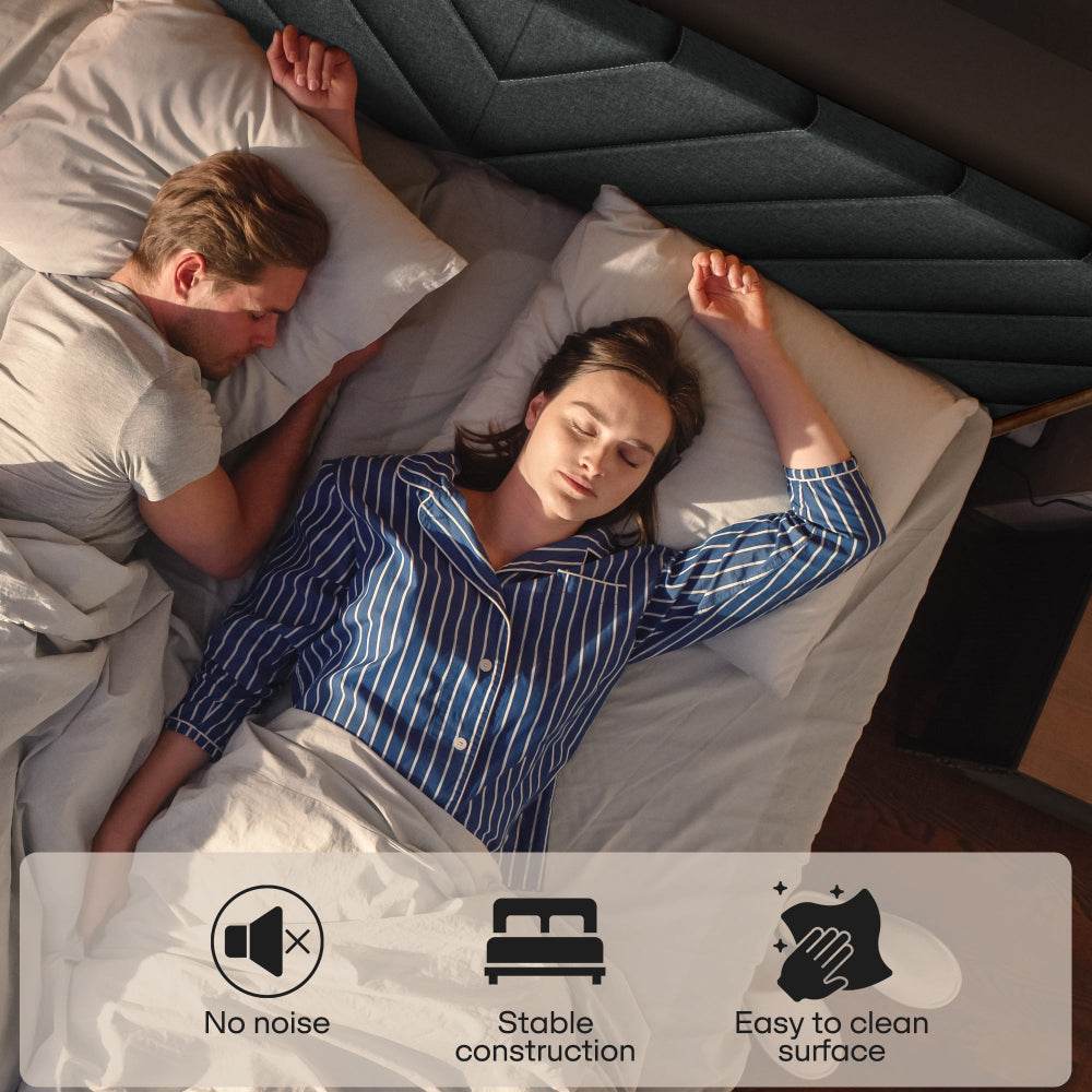 Astoria Upholstered Solid Wood Bed Frame - www.Shopthatapp.com