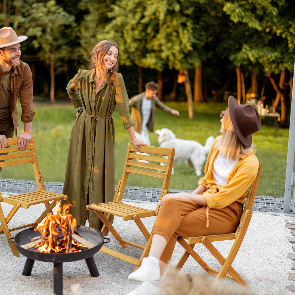 Tranquillo Anya Acacia Wood Folding Chairs Set of 2 - www.Shopthatapp.com