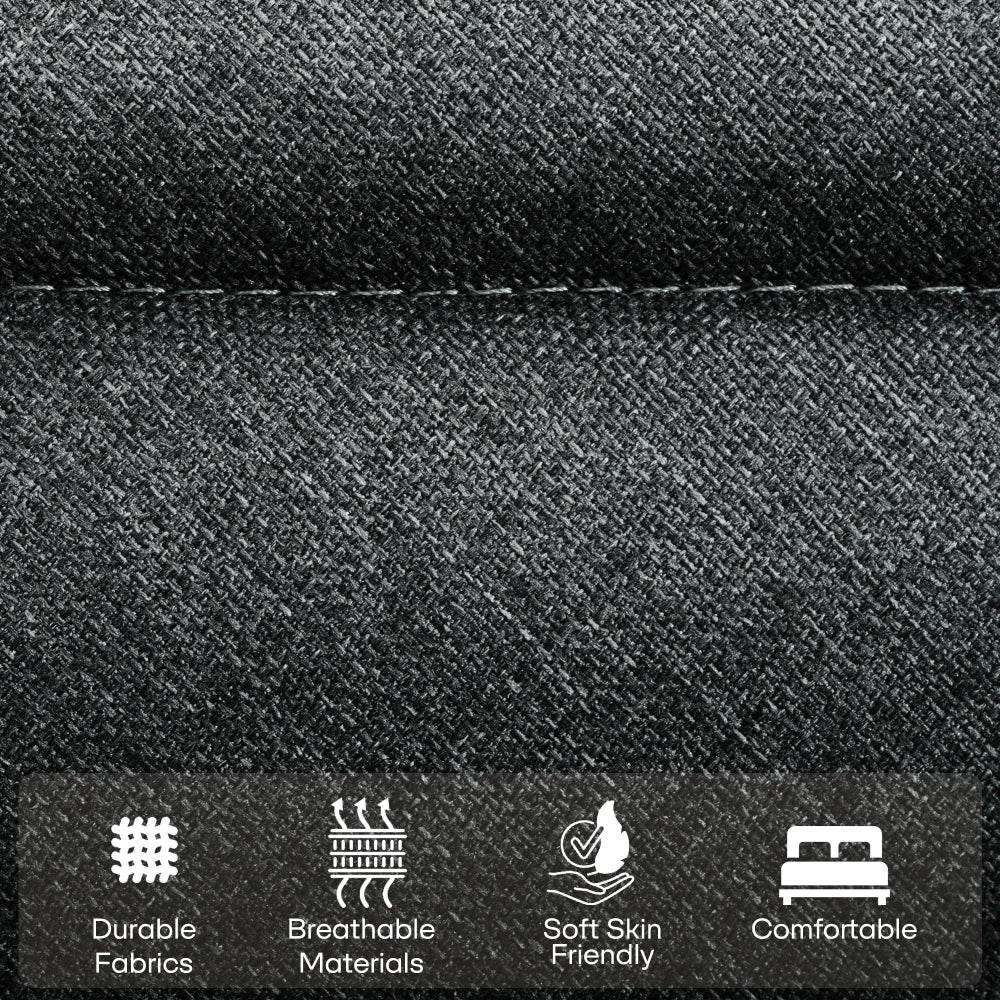 Astoria Upholstered Solid Wood Bed Frame - www.Shopthatapp.com