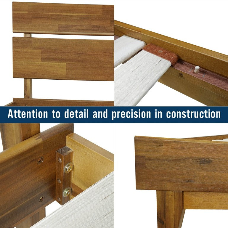 Aurora Solid Wood Bed Frame - www.Shopthatapp.com