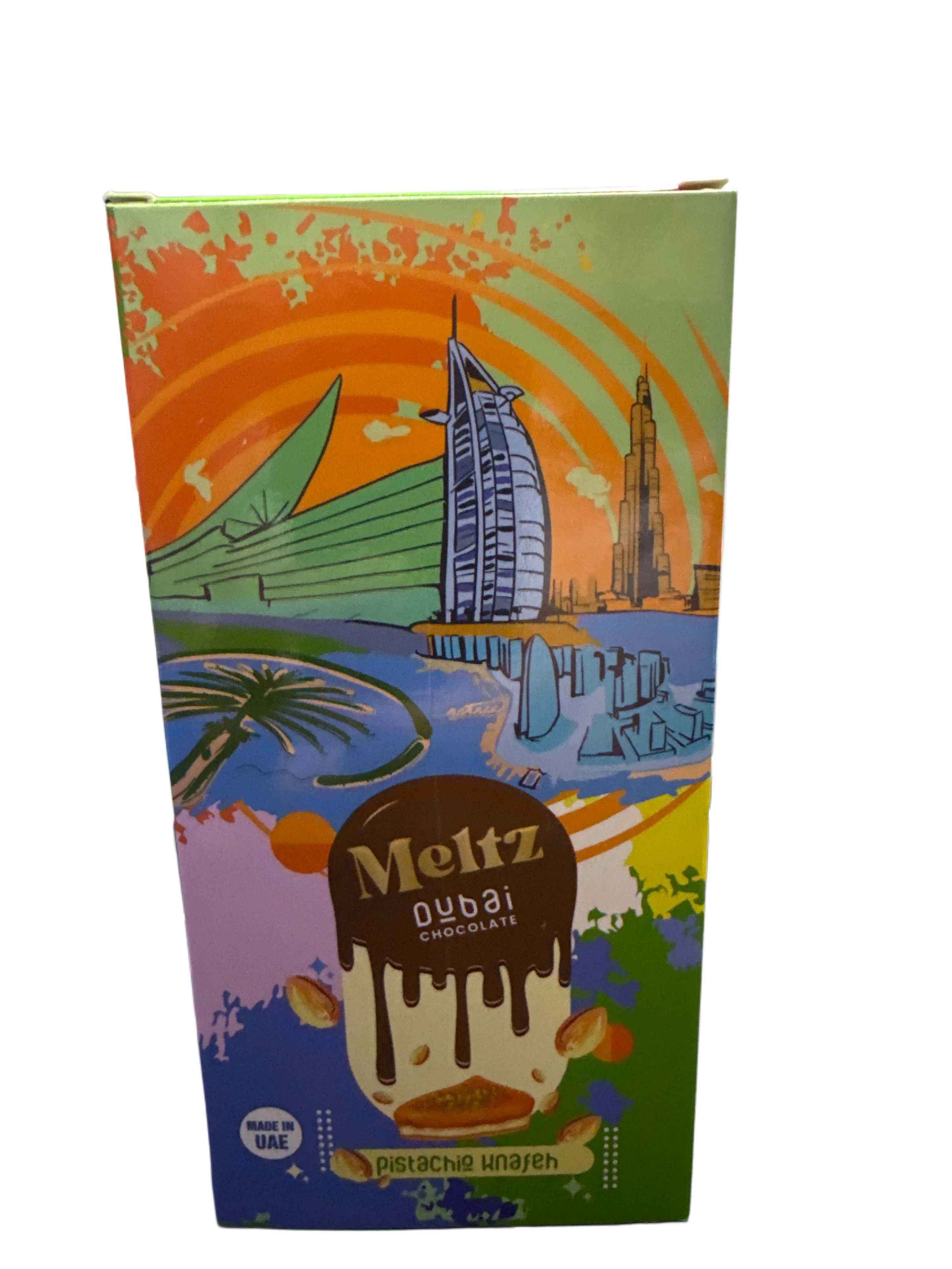 Meltz Dubai Chocolate Pistachio Knafeh Flavour 192G - Dubai Edition - www.Shopthatapp.com