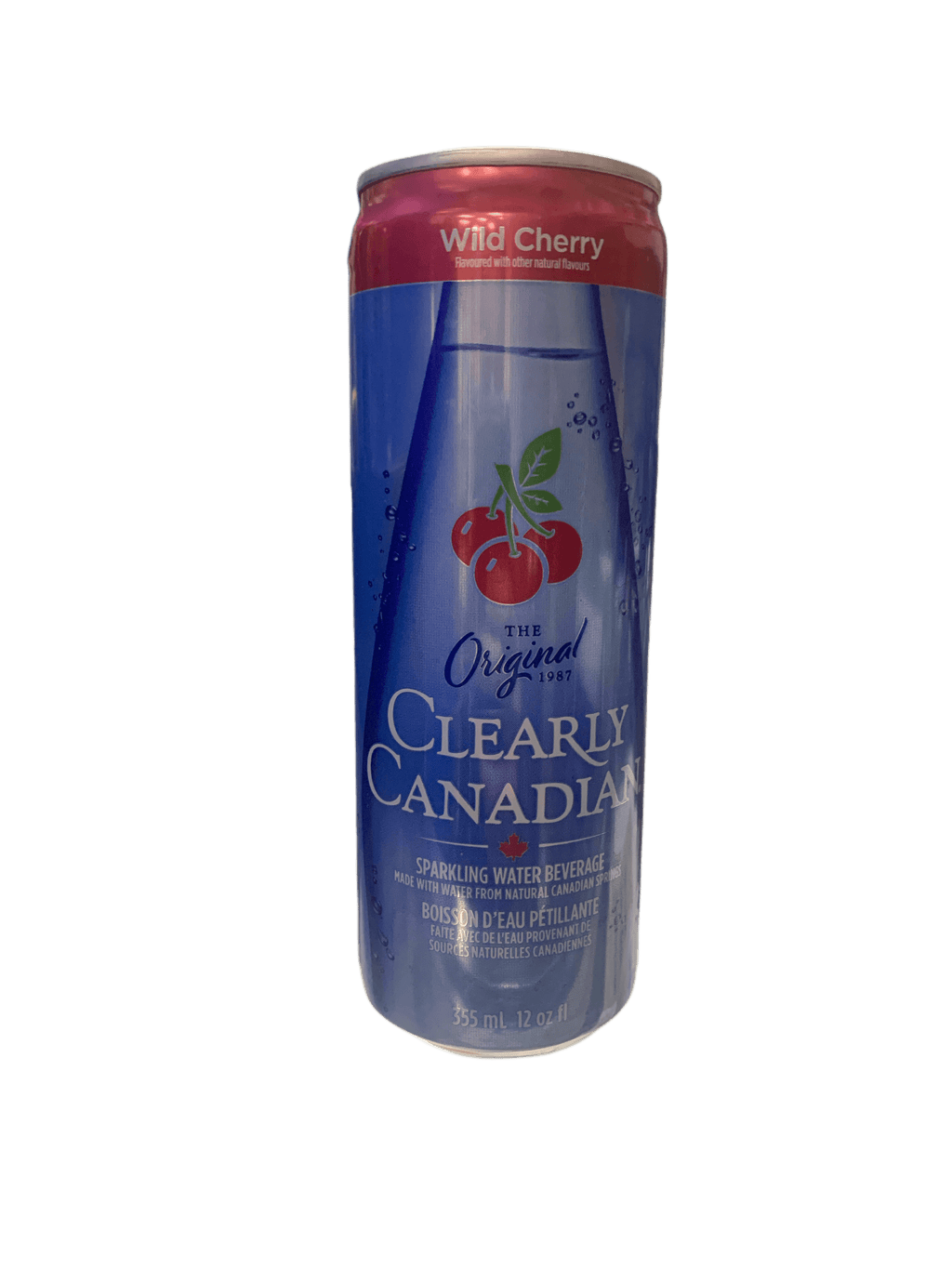 Clearly Canadian Sparkling Wild Cherry Cans 355ML - Canadian Edition - www.Shopthatapp.com