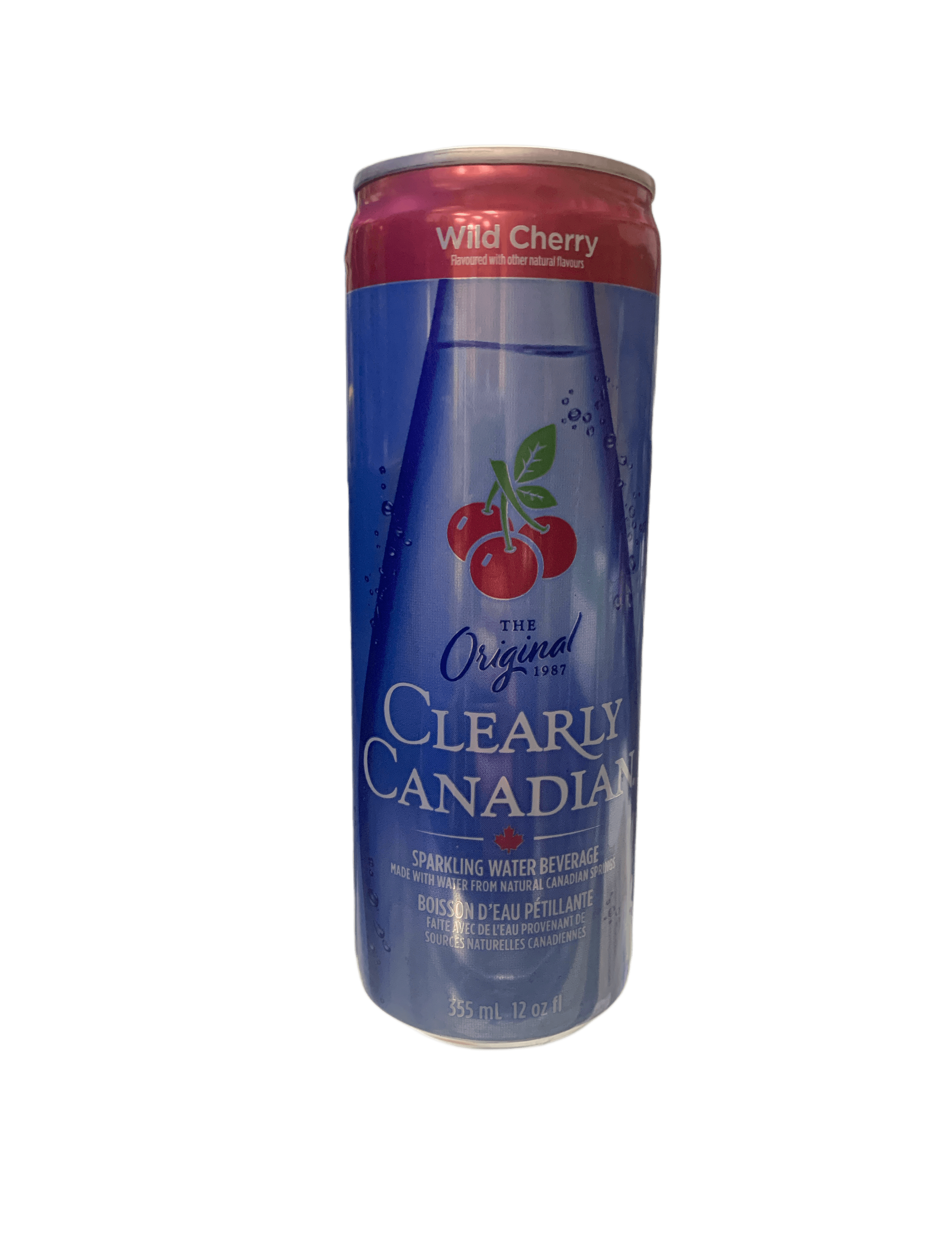 Clearly Canadian Sparkling Wild Cherry Cans 355ML - Canadian Edition - www.Shopthatapp.com