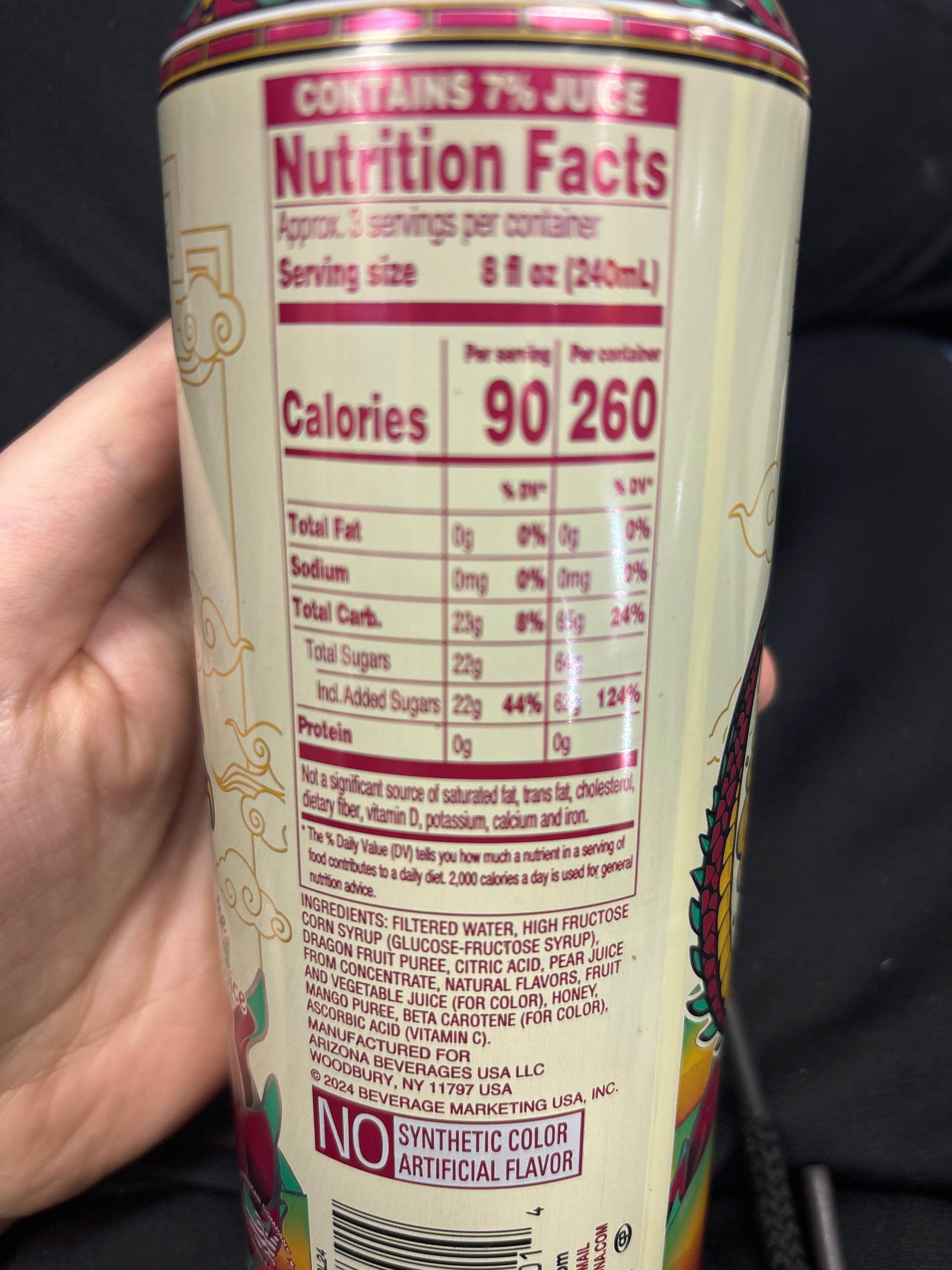 Arizona Dragonfruit Mango Juice Drink 22OZ - Limited Edition - U.S Edition - www.Shopthatapp.com