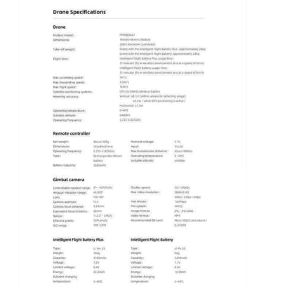 FIMI X8 MINI V2 GPS Drone with 4K Camera Professional 245g ultra-lightweight 31 Mins Flight Time 9KM Video Transmission, 3-Axis Gimbal 2 Intelligent Batteries 128GB | TUTT - www.Shopthatapp.com #