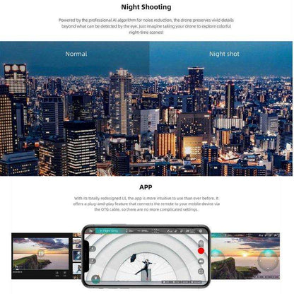 FIMI X8 MINI V2 GPS Drone with 4K Camera Professional 245g ultra-lightweight 31 Mins Flight Time 9KM Video Transmission, 3-Axis Gimbal 2 Intelligent Batteries 128GB | TUTT - www.Shopthatapp.com #