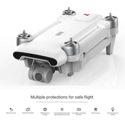 FIMI X8SE 2022 V2 Drone Camera Professional GPS 4K Foldable RC Quadcopter, 35-min Flight Time, 10km Video Transmission, Follow me, 3-Axis Gimbal (2 Batteries+Megaphone) 128GB TUTT - www.Shopthatapp.com #