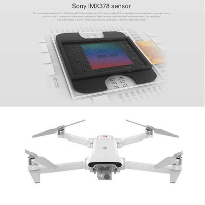 FIMI X8SE 2022 V2 Drone Camera Professional GPS 4K Foldable RC Quadcopter, 35-min Flight Time, 10km Video Transmission, Follow me, 3-Axis Gimbal (2 Batteries+Megaphone) 128GB TUTT - www.Shopthatapp.com #