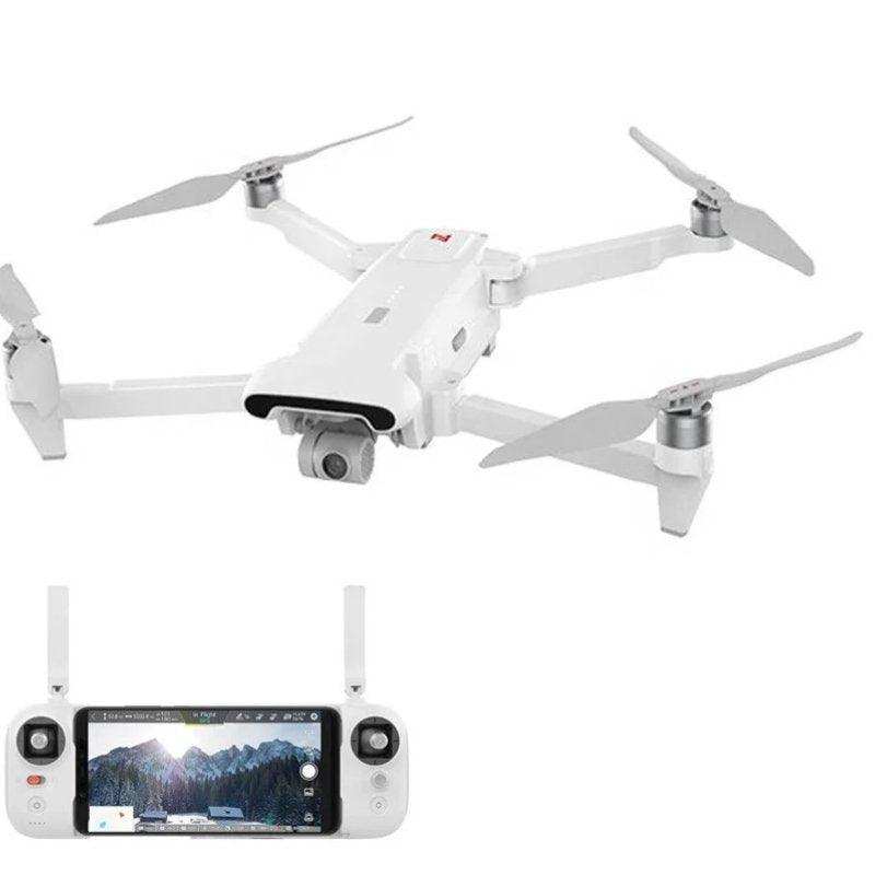 FIMI X8SE 2022 V2 Drone Camera Professional GPS 4K Foldable RC Quadcopter, 35-min Flight Time, 10km Video Transmission, Follow me, 3-Axis Gimbal (2 Batteries+Megaphone) 128GB TUTT - www.Shopthatapp.com #