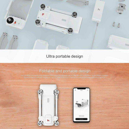 FIMI X8SE 2022 V2 Drone Camera Professional GPS 4K Foldable RC Quadcopter, 35-min Flight Time, 10km Video Transmission, Follow me, 3-Axis Gimbal (2 Batteries+Megaphone) 128GB TUTT - www.Shopthatapp.com #