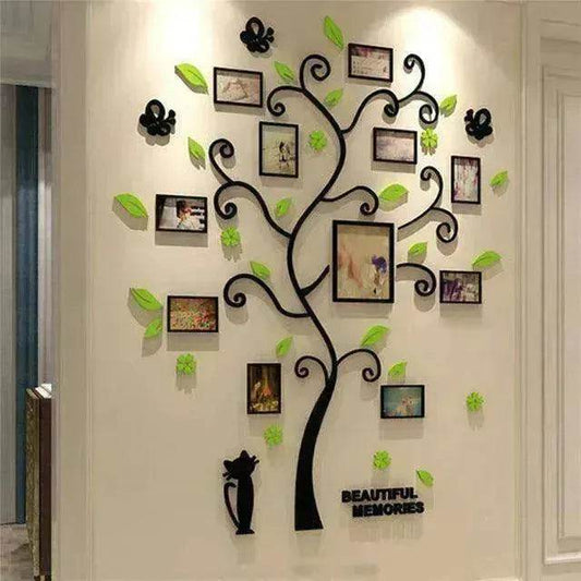 Family photo frame tree wall sticker - www.Shopthatapp.com