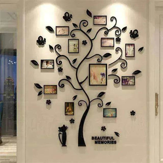Family photo frame tree wall sticker - www.Shopthatapp.com