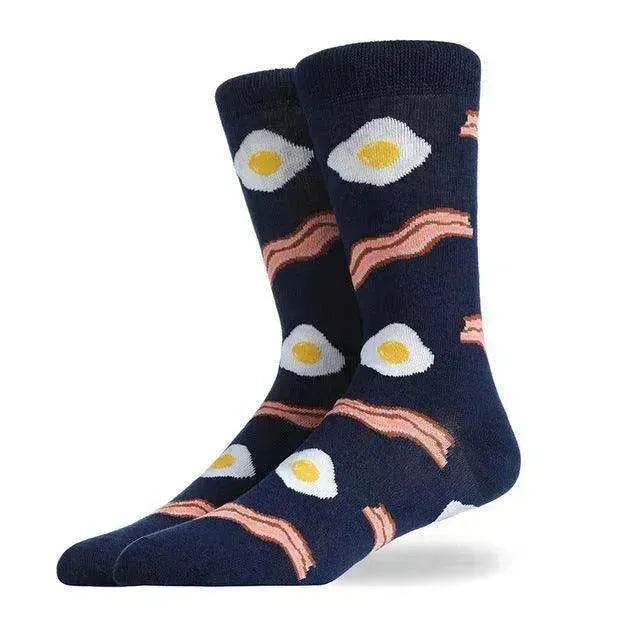 Fashion Creative Hamburger Pizza Alien Men Socks Cute Series - www.Shopthatapp.com