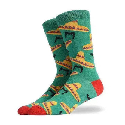 Fashion Creative Hamburger Pizza Alien Men Socks Cute Series - www.Shopthatapp.com