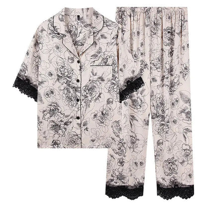 Fashion New Silk Pajamas For Women - www.Shopthatapp.com
