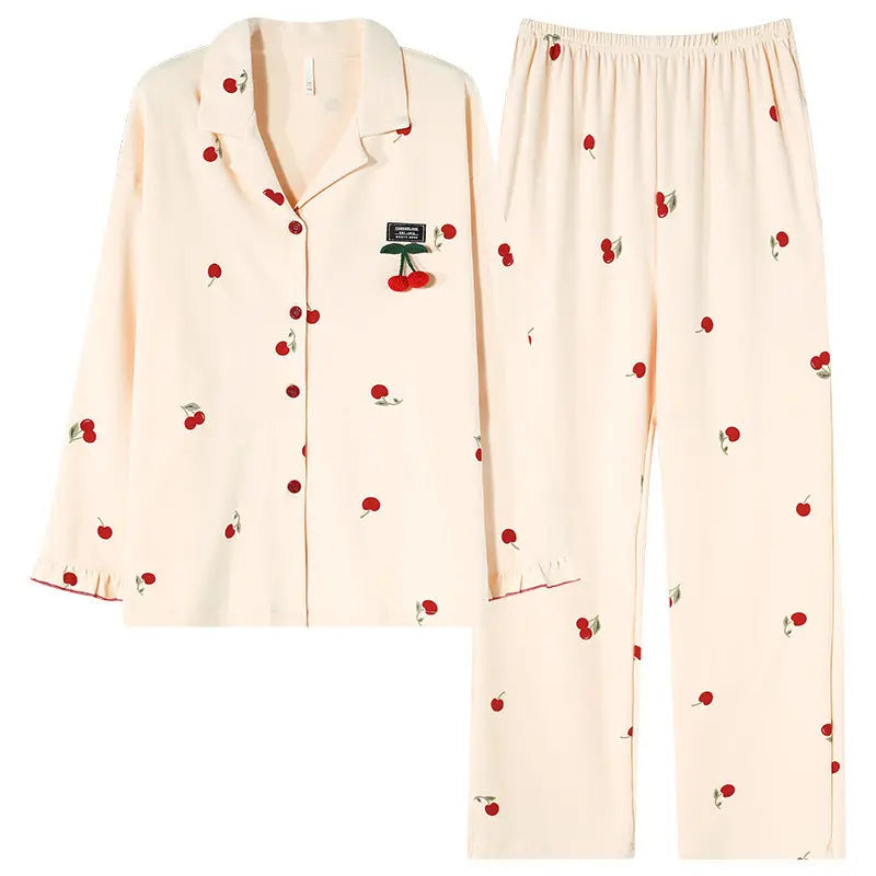 Fashion Personalized Double-sided Cotton Pajamas For Women - www.Shopthatapp.com