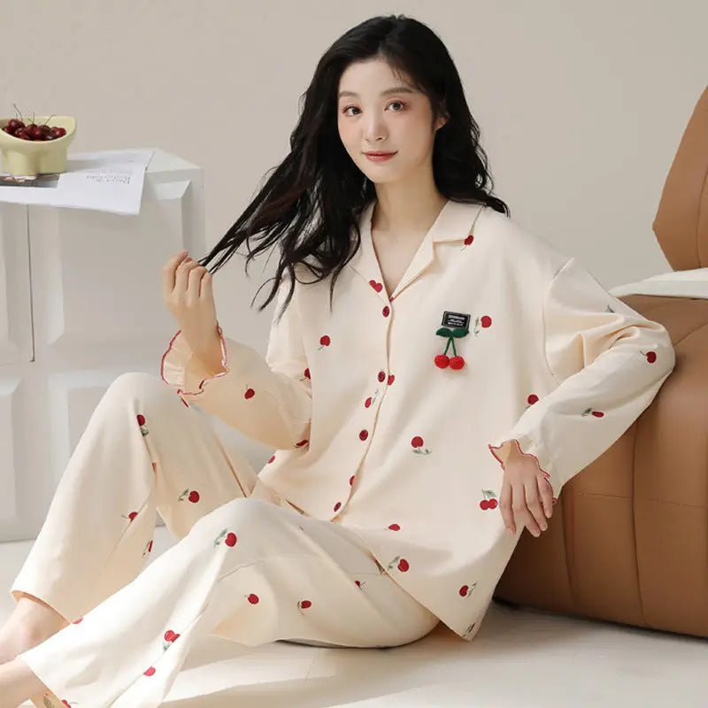 Fashion Personalized Double-sided Cotton Pajamas For Women - www.Shopthatapp.com