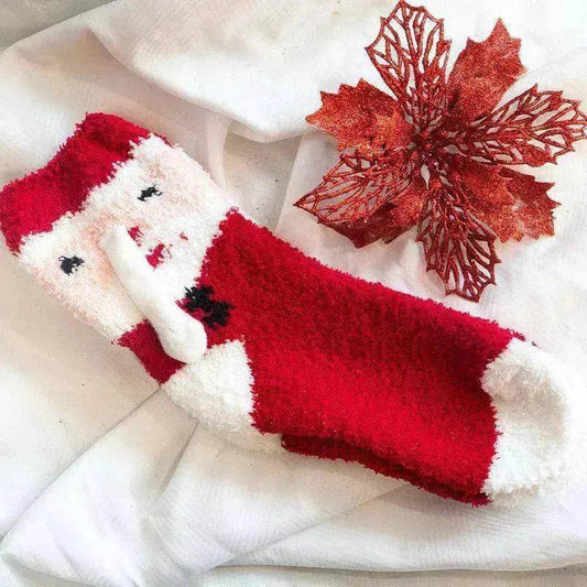Fashion Simple Magnetic Christmas Socks For Men And Women - www.Shopthatapp.com