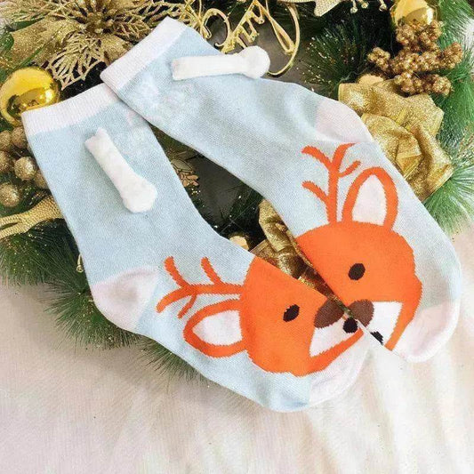 Fashion Simple Magnetic Christmas Socks For Men And Women - www.Shopthatapp.com