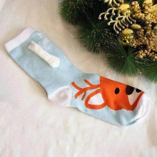 Fashion Simple Magnetic Christmas Socks For Men And Women - www.Shopthatapp.com