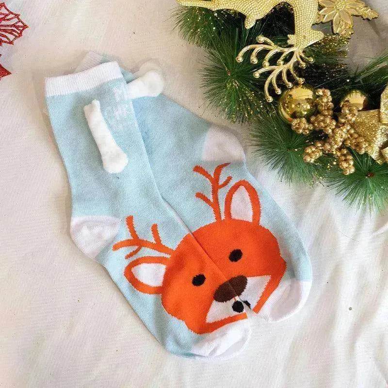 Fashion Simple Magnetic Christmas Socks For Men And Women - www.Shopthatapp.com
