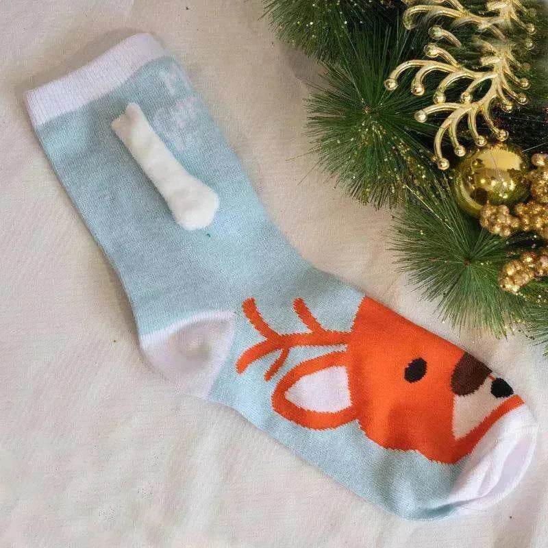 Fashion Simple Magnetic Christmas Socks For Men And Women - www.Shopthatapp.com