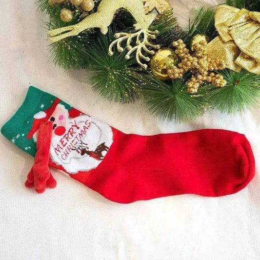 Fashion Simple Magnetic Christmas Socks For Men And Women - www.Shopthatapp.com