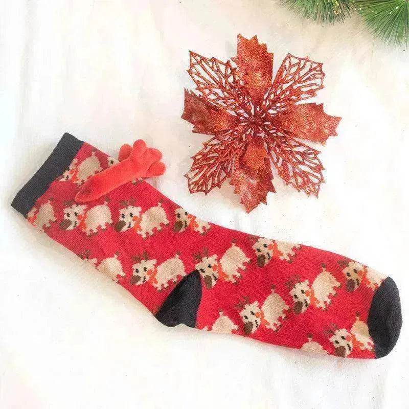 Fashion Simple Magnetic Christmas Socks For Men And Women - www.Shopthatapp.com