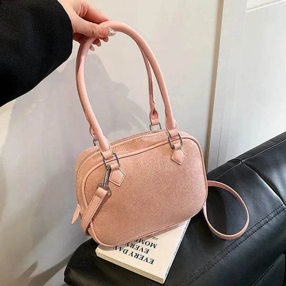 Fashion Special-interest Handbag Women's Crossbody Bag Suede - www.Shopthatapp.com #