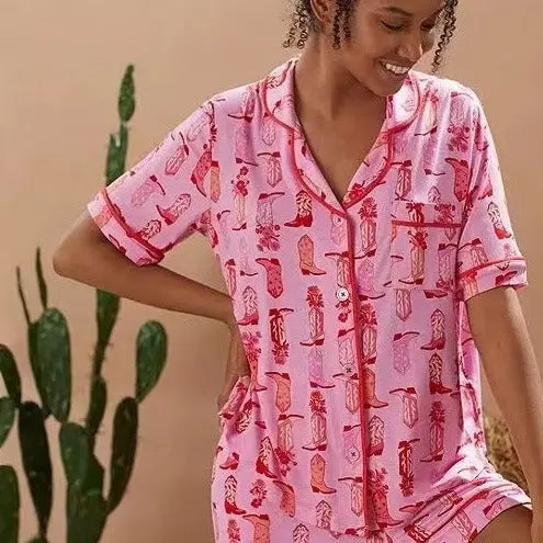 Fashion Striped Casual Two-piece Suit Pajamas For Women - www.Shopthatapp.com