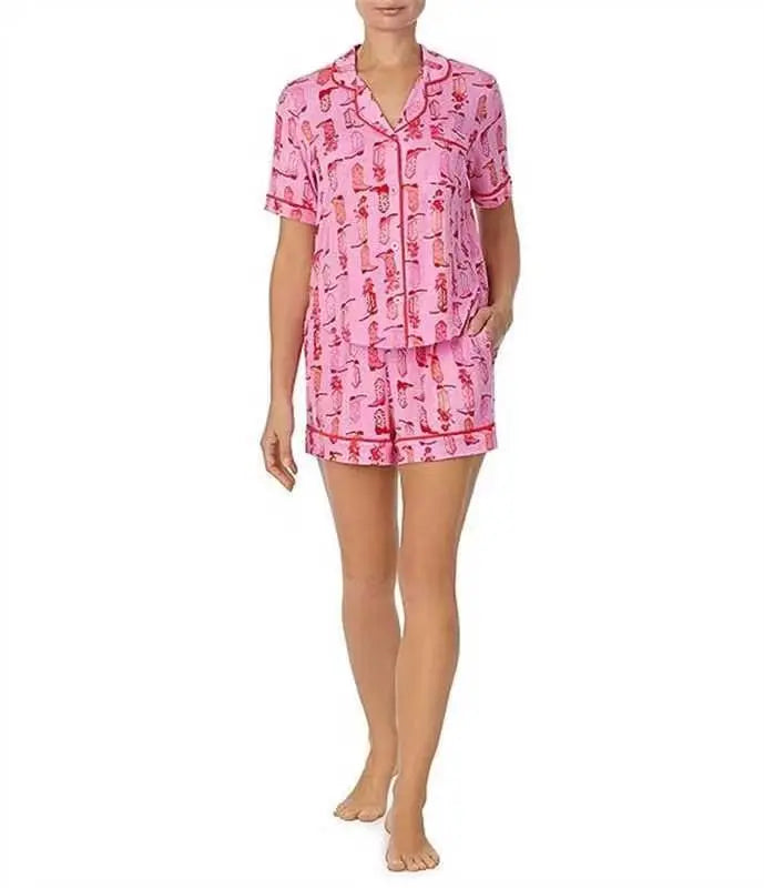 Fashion Striped Casual Two-piece Suit Pajamas For Women - www.Shopthatapp.com