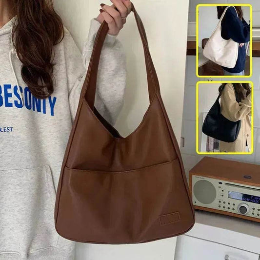 Fashion Tote Bag Large Capacity Casual Shoulder Bag Women's Commuting Handbag College Student - www.Shopthatapp.com #
