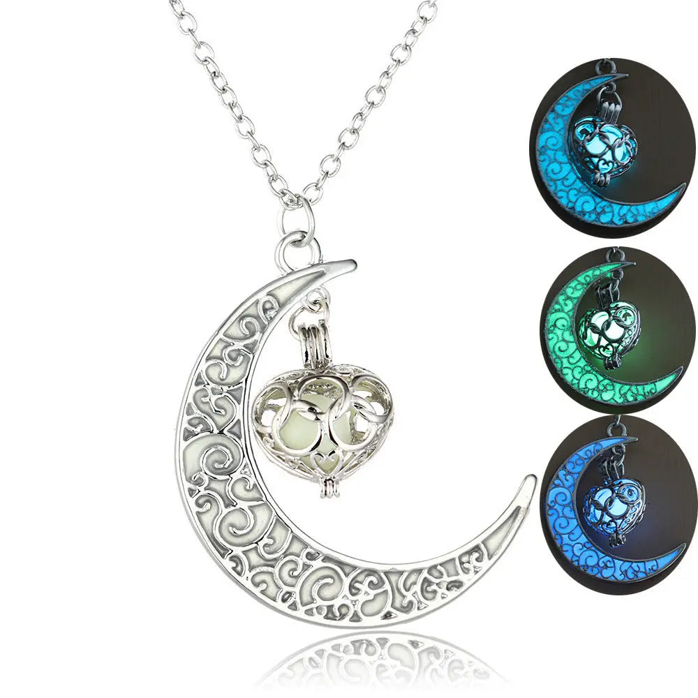 Fashion Trendy Men's Domineering Luminous Flame Dragon Necklace - www.Shopthatapp.com #