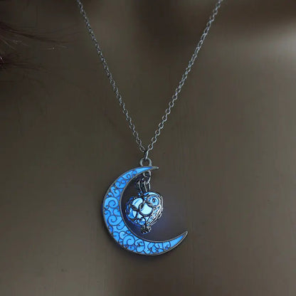 Fashion Trendy Men's Domineering Luminous Flame Dragon Necklace - www.Shopthatapp.com #
