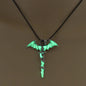 Fashion Trendy Men's Domineering Luminous Flame Dragon Necklace - www.Shopthatapp.com