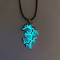 Fashion Trendy Men's Domineering Luminous Flame Dragon Necklace - www.Shopthatapp.com