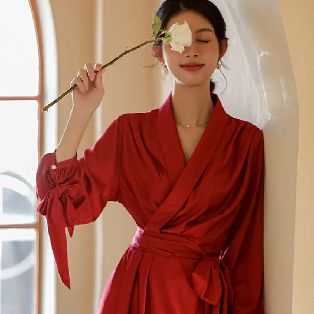 Fashionable Breathable Ice Silk Pajamas For Women - www.Shopthatapp.com