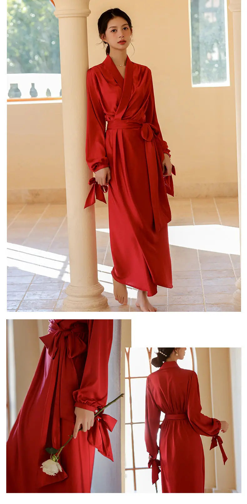 Fashionable Breathable Ice Silk Pajamas For Women - www.Shopthatapp.com