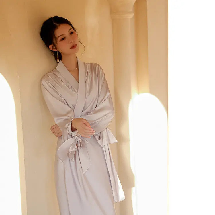 Fashionable Breathable Ice Silk Pajamas For Women - www.Shopthatapp.com
