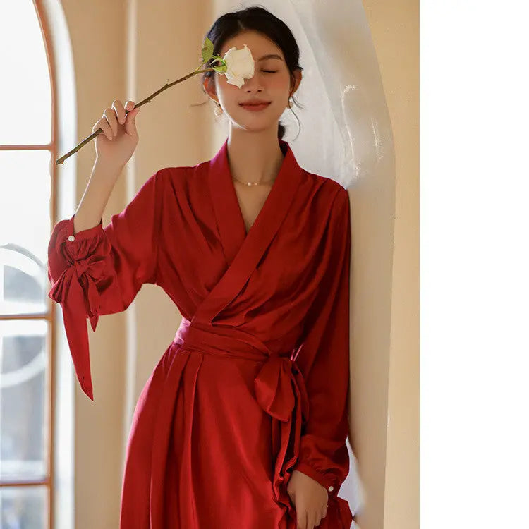 Fashionable Breathable Ice Silk Pajamas For Women - www.Shopthatapp.com