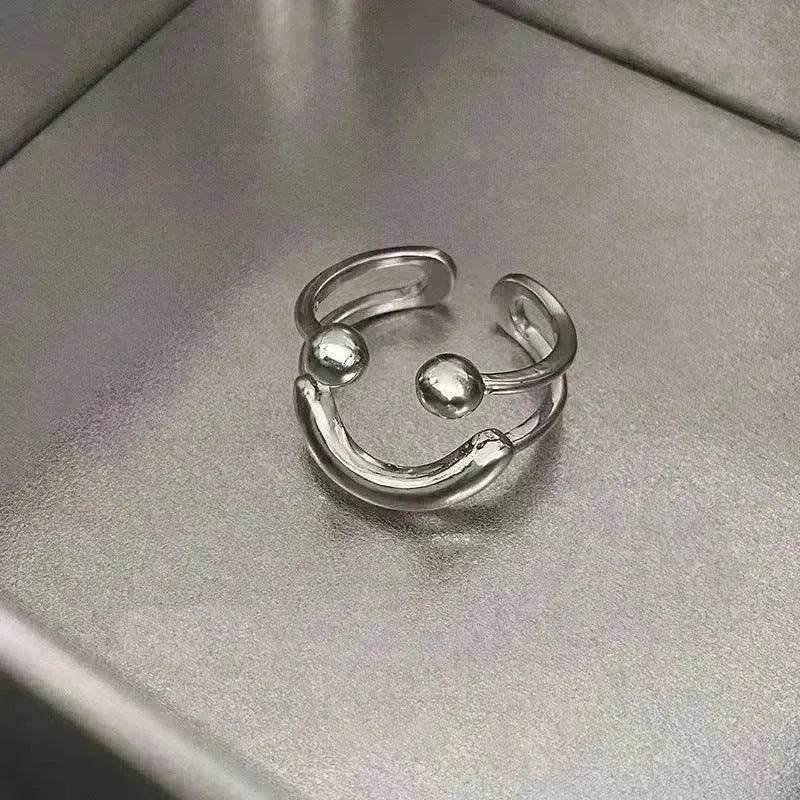 Adjustable Smiley Face Ring - Happy Face Ring - www.Shopthatapp.com