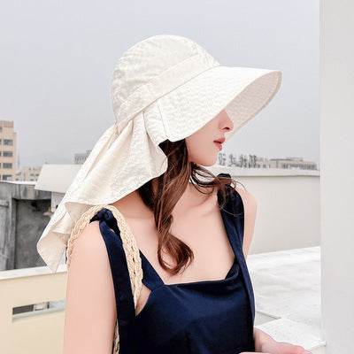 Fashionable Summer Protection UV Protection Dome Cotton Wide Brim  Sun Hat - www.Shopthatapp.com #
