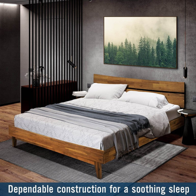 Aurora Solid Wood Bed Frame - www.Shopthatapp.com